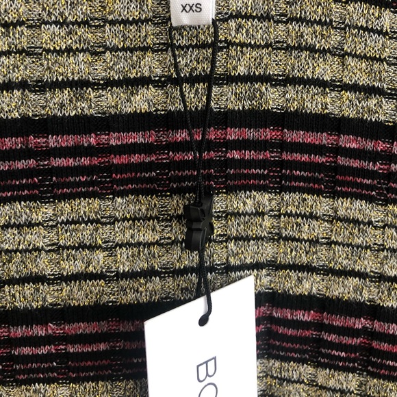 BCBGeneration - Metallic Striped A-Line Dress - Picture 3 of 5